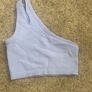 NWOT Urban Outfitters Lavender Asymmetrical Crop Top